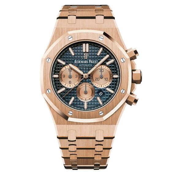 AAA Replica Audemars Piguet Royal Oak Chronograph Blue Dail Watch 26331OR.OO.1220OR.01